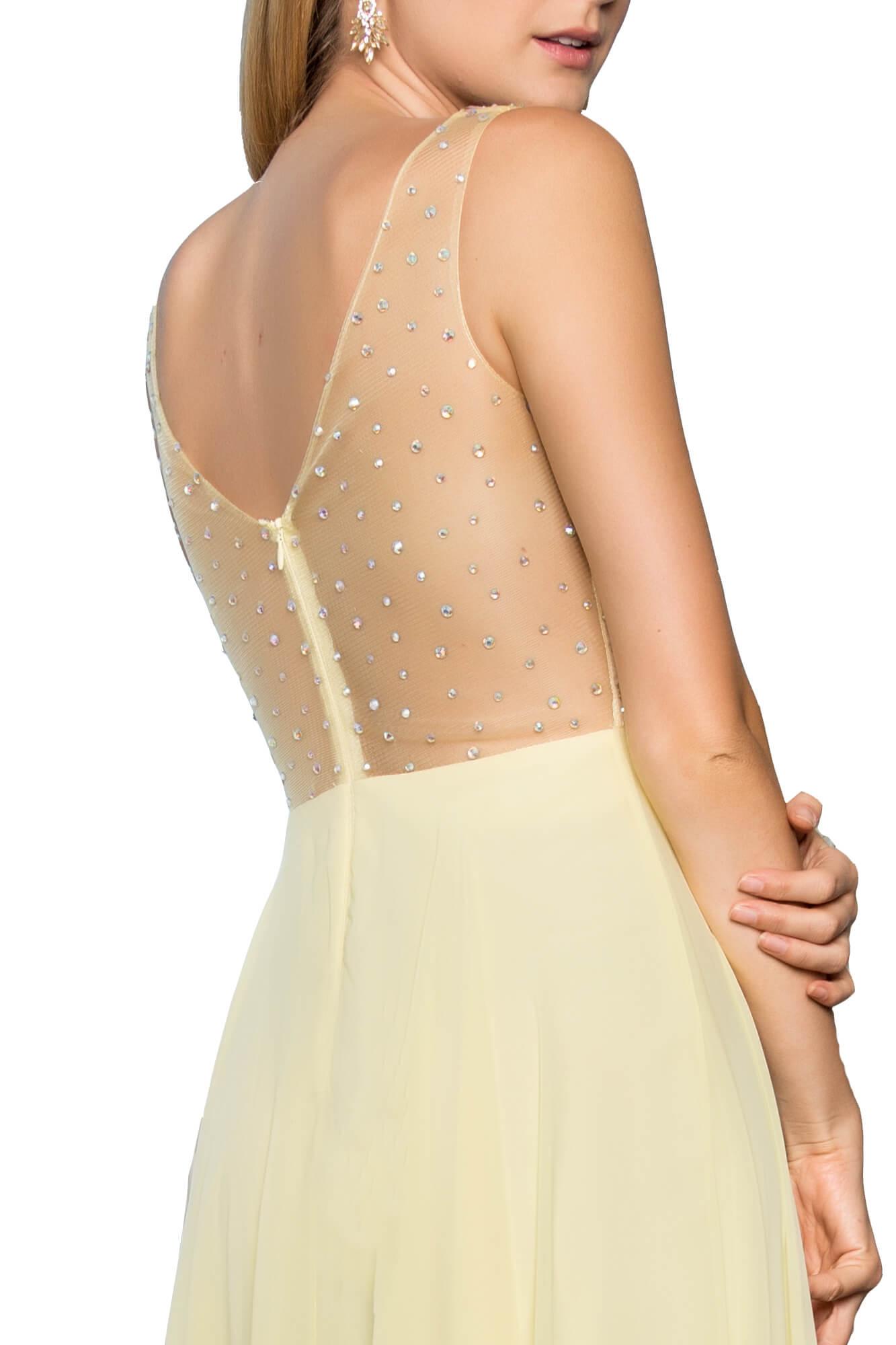 Long Formal Sleeeveless Chiffon Prom Dress - The Dress Outlet Elizabeth K
