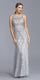 Long Formal Sleeveless Beaded Evening Prom Dress - The Dress Outlet