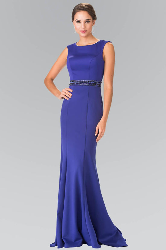 A-Line Beads Straps Green Print Satin Sleeveless Formal Prom Dress