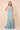 Long Formal Sleeveless Metallic Skirt Prom Dress Turquoise