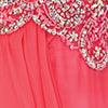 Long Formal Strapless Chiffon Prom Dress