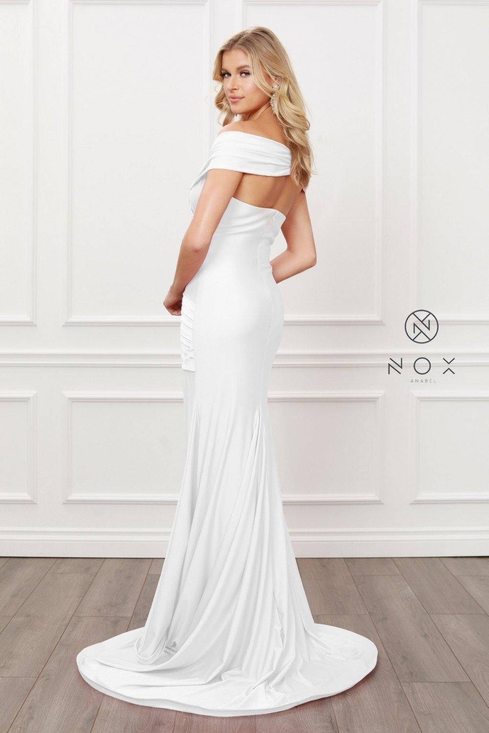 Long Fitted Wedding Dress - The Dress Outlet