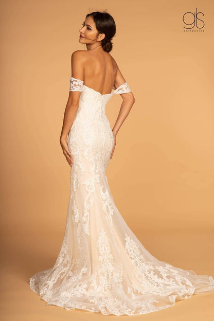 Long Fitted Wedding Dress - The Dress Outlet Elizabeth K