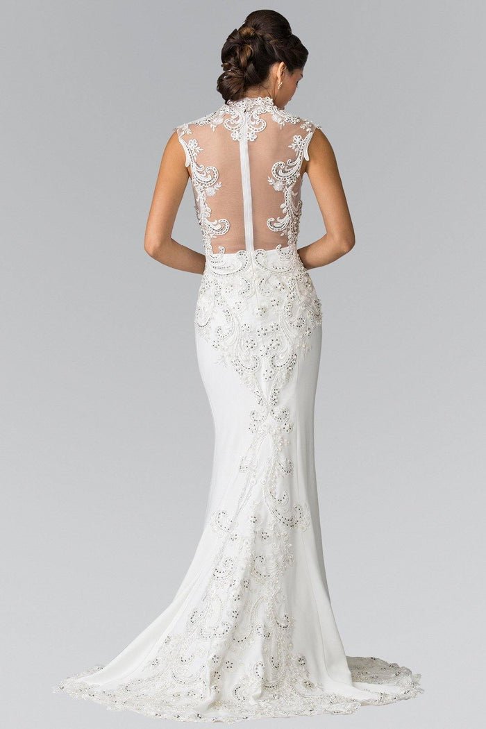 Long Fitted Wedding Dress - The Dress Outlet Elizabeth K