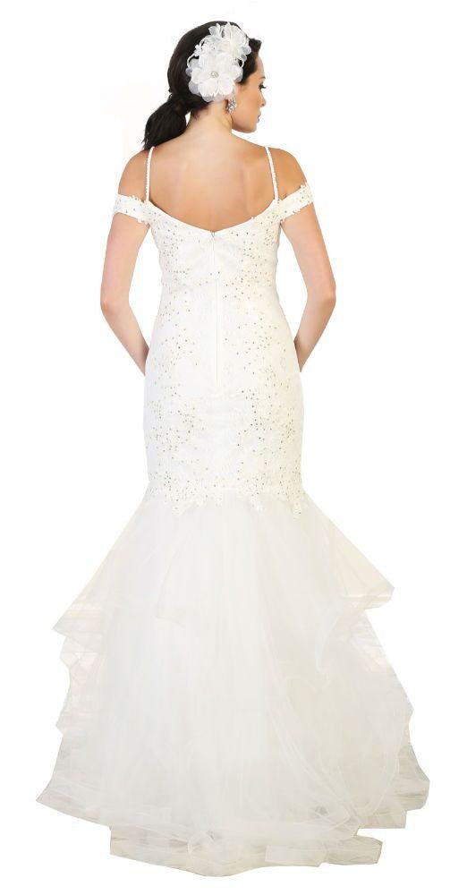 Long Homecoming Prom Dress Formal Wedding Gown Plus Size - The Dress Outlet May Queen