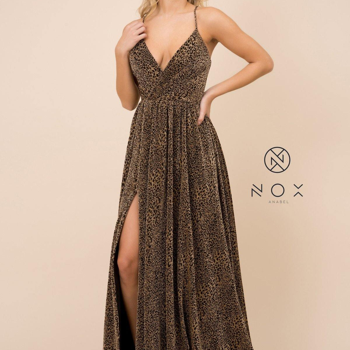 leopard print dress prom Long Leopard Print Prom Dress Evening Gown
