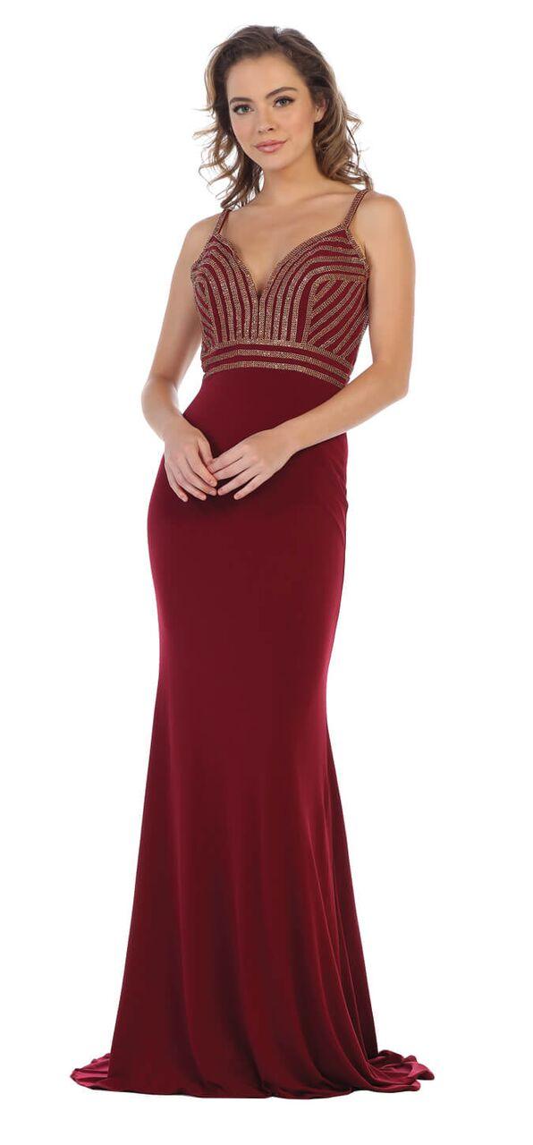 Long Mermaid Formal Prom Evening Dress