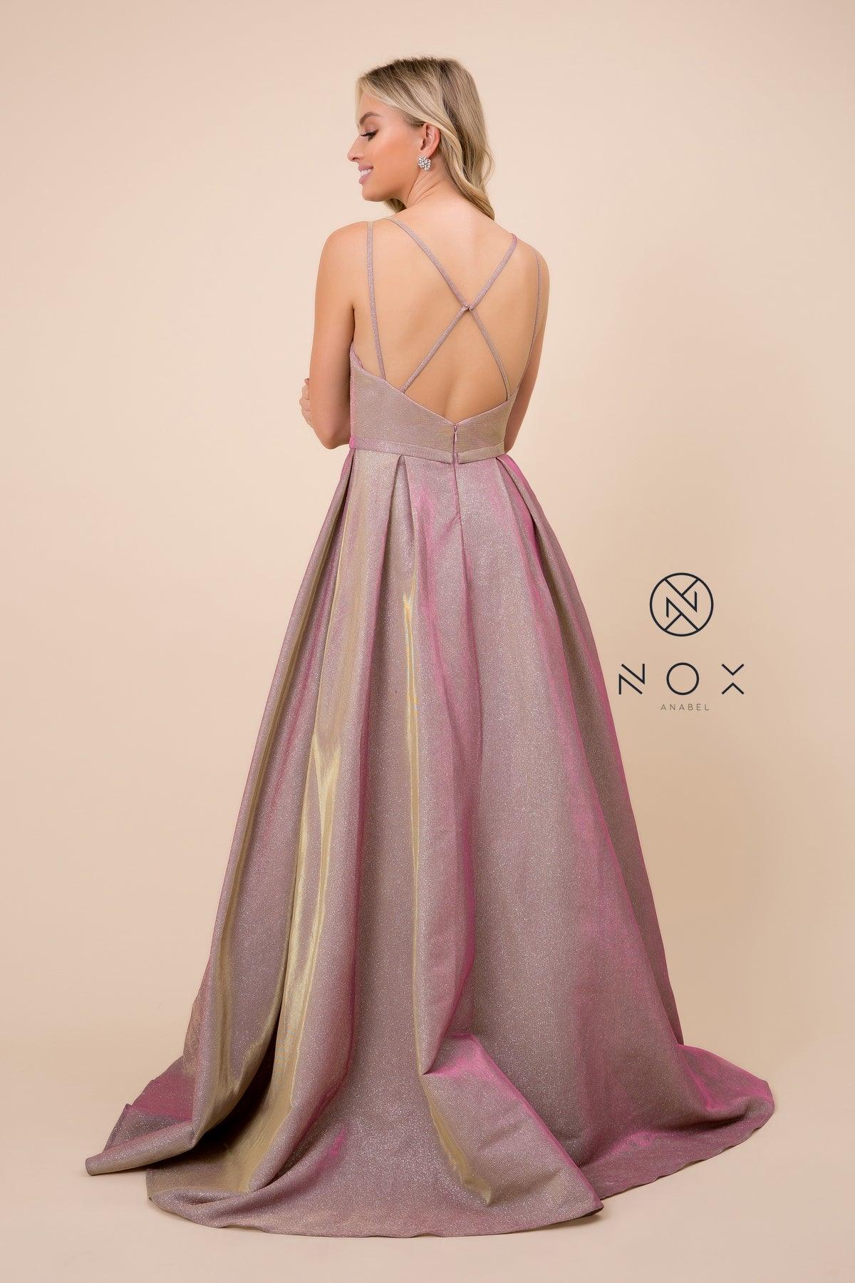 green emerald velvet dress GLS Navy V-Neck Halter Chiffon Long Formal Dress - Bridesmaid Dress