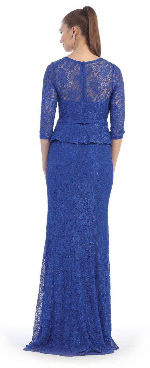 Long Mother of the Bride Dress Formal Evening Gown - The Dress Outlet May Queen
