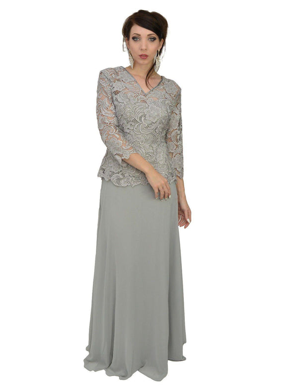 Long Mother of the Bride Dress Plus Size Formal