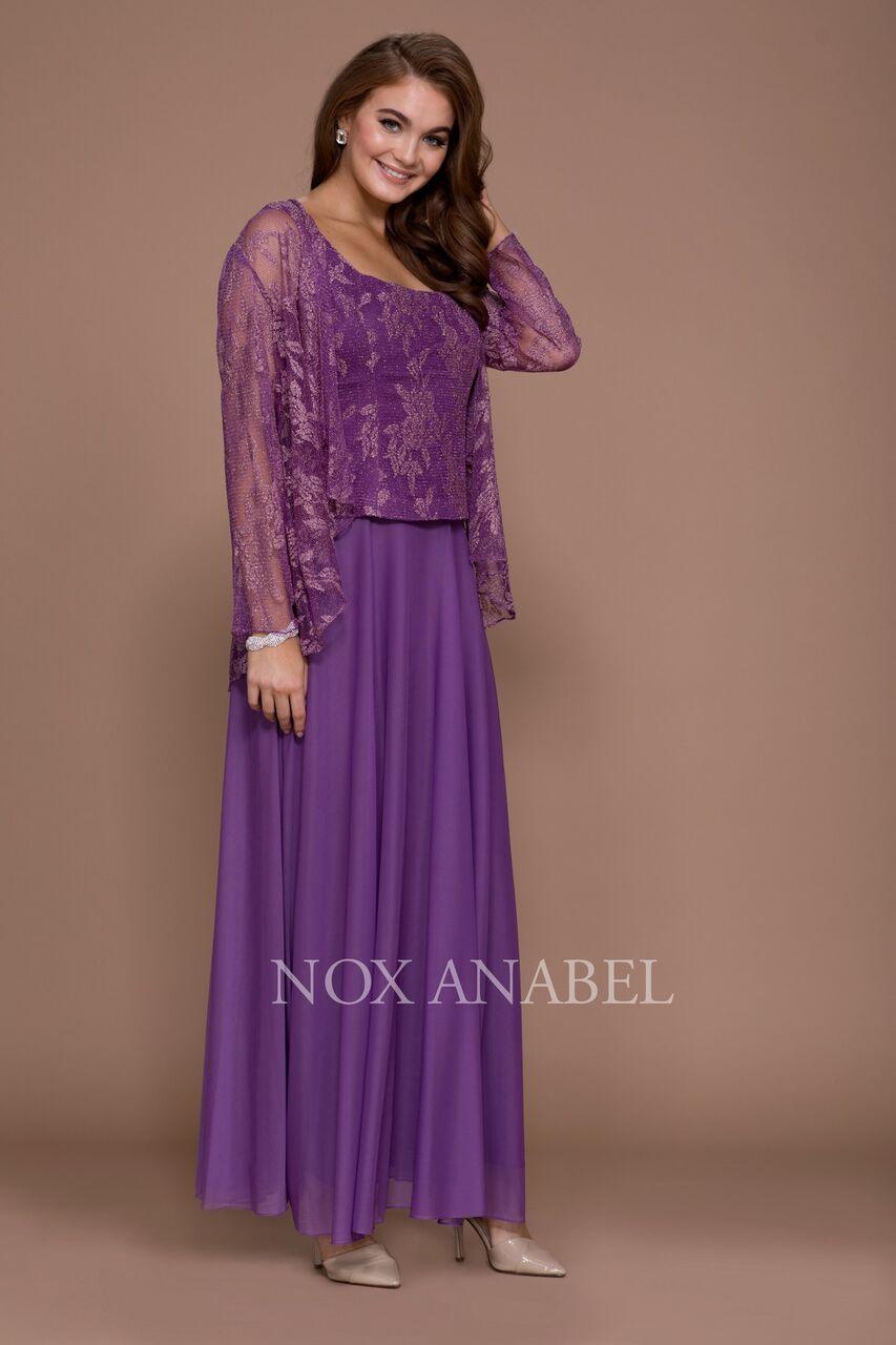 Long Mother of the Bride Dress with Sheer Jacket Long Mother of the Bride Dress with Sheer Jacket