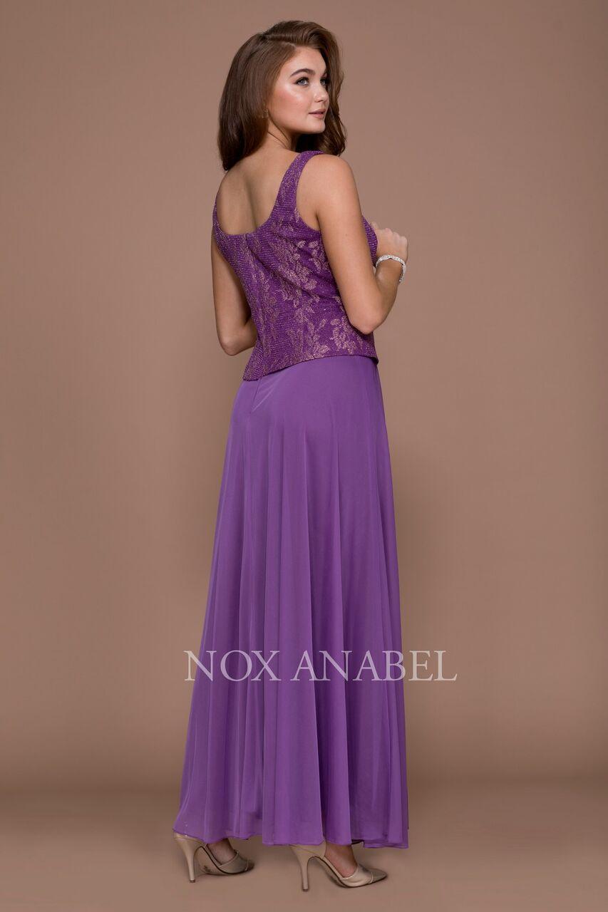 Long Mother of the Bride Dress with Jacket - The Dress Outlet Nox Anabel