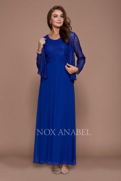 Long Mother of the Bride Formal Dress - The Dress Outlet Nox Anabel