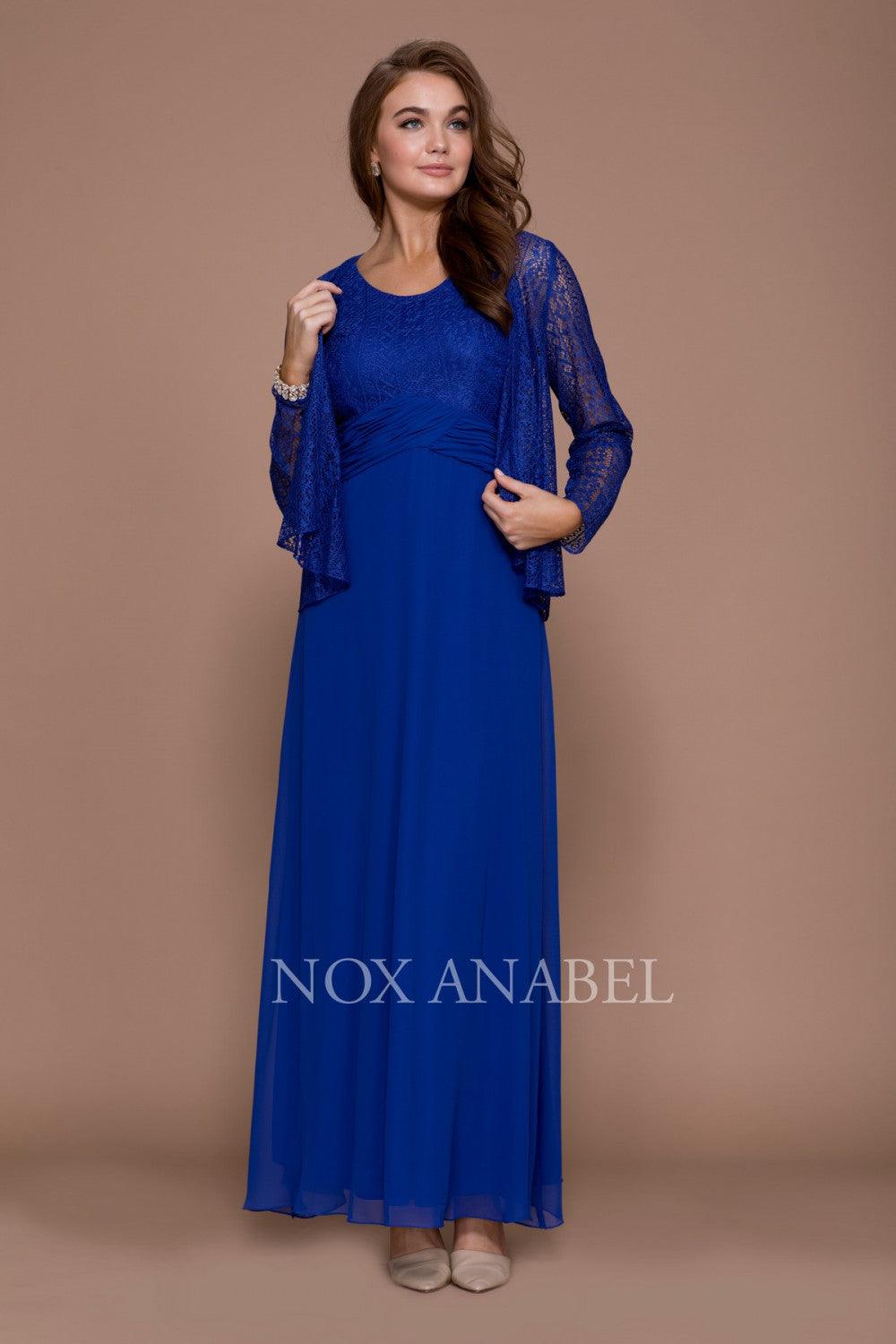 Long Mother of the Bride Formal Dress