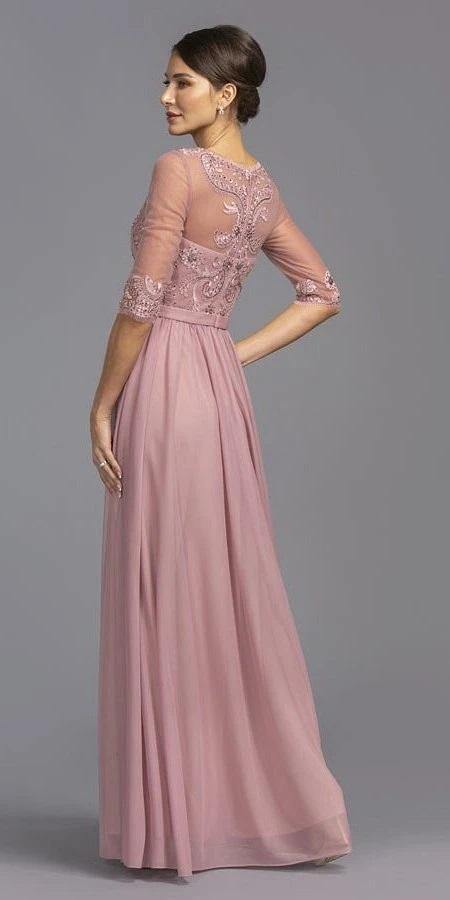 Long Mother of the Bride Formal Dress - The Dress Outlet