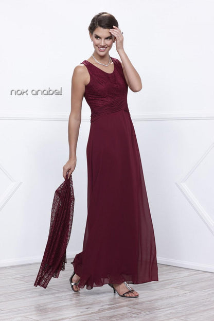 Long Mother of the Bride Formal Dress - The Dress Outlet Nox Anabel
