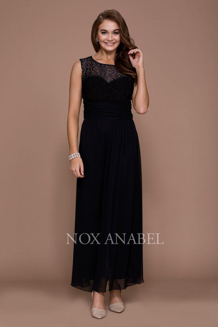 Long Mother of the Bride Formal Dress with Jacket - The Dress Outlet Nox Anabel