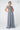 Long Mother of the Bride Lace Chiffon Dress Formal Silver