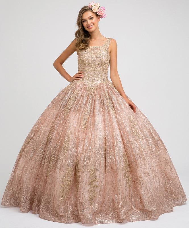 Long Off Shoulder Quinceanera Ball Gown