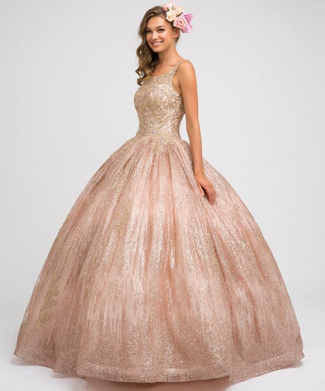 Long Off Shoulder Quinceanera Ball Gown