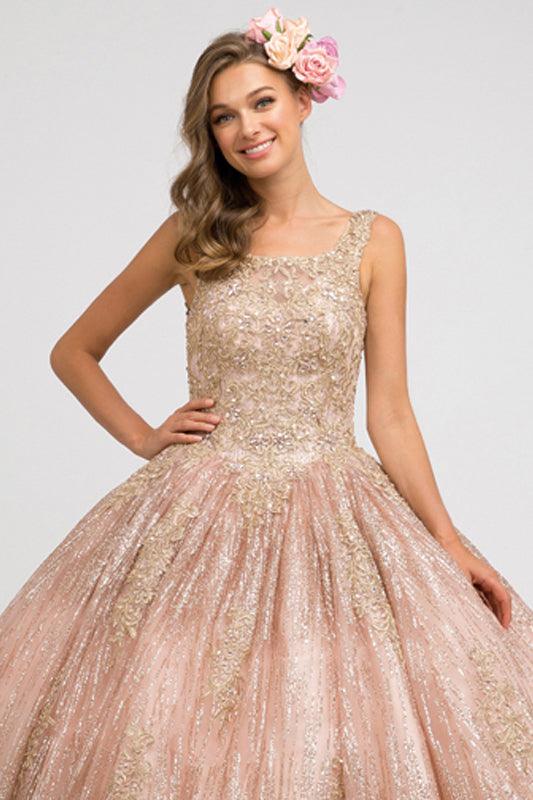 Long Off Shoulder Quinceanera Ball Gown