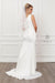 Long Off Shoulder Wedding Dress - The Dress Outlet