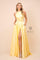 Long Open Back Formal Prom Dress Evening Gown Pockets - The Dress Outlet Nox Anabel