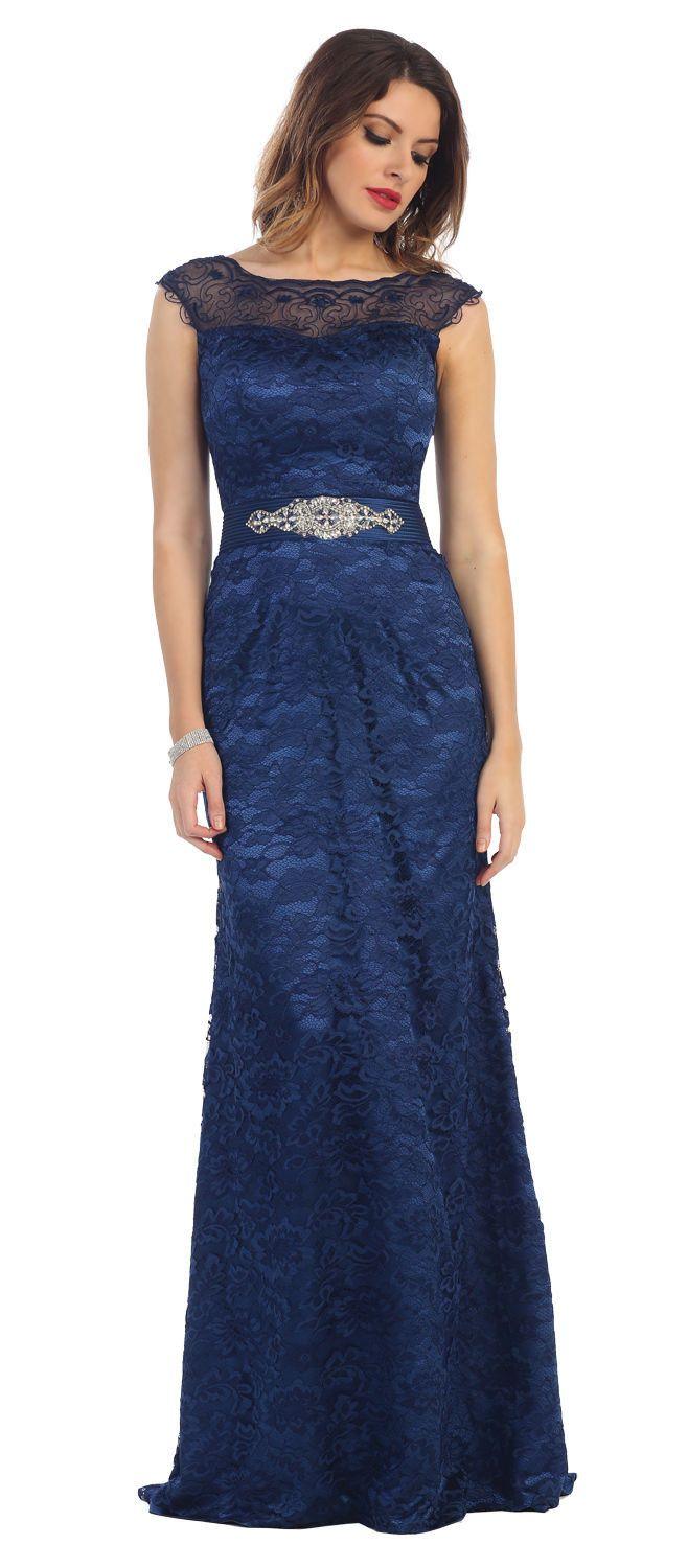 Long Plus Size Dress Formal Prom Dress Groom - The Dress Outlet May Queen