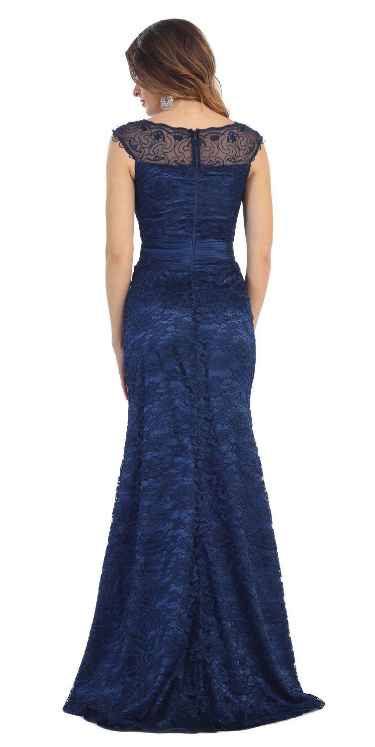 Long Plus Size Dress Formal Prom Dress Groom - The Dress Outlet May Queen
