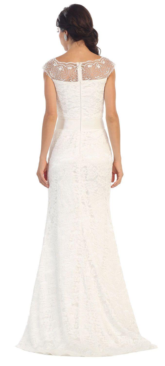 Long Plus Size Dress Formal Prom Dress Groom - The Dress Outlet May Queen