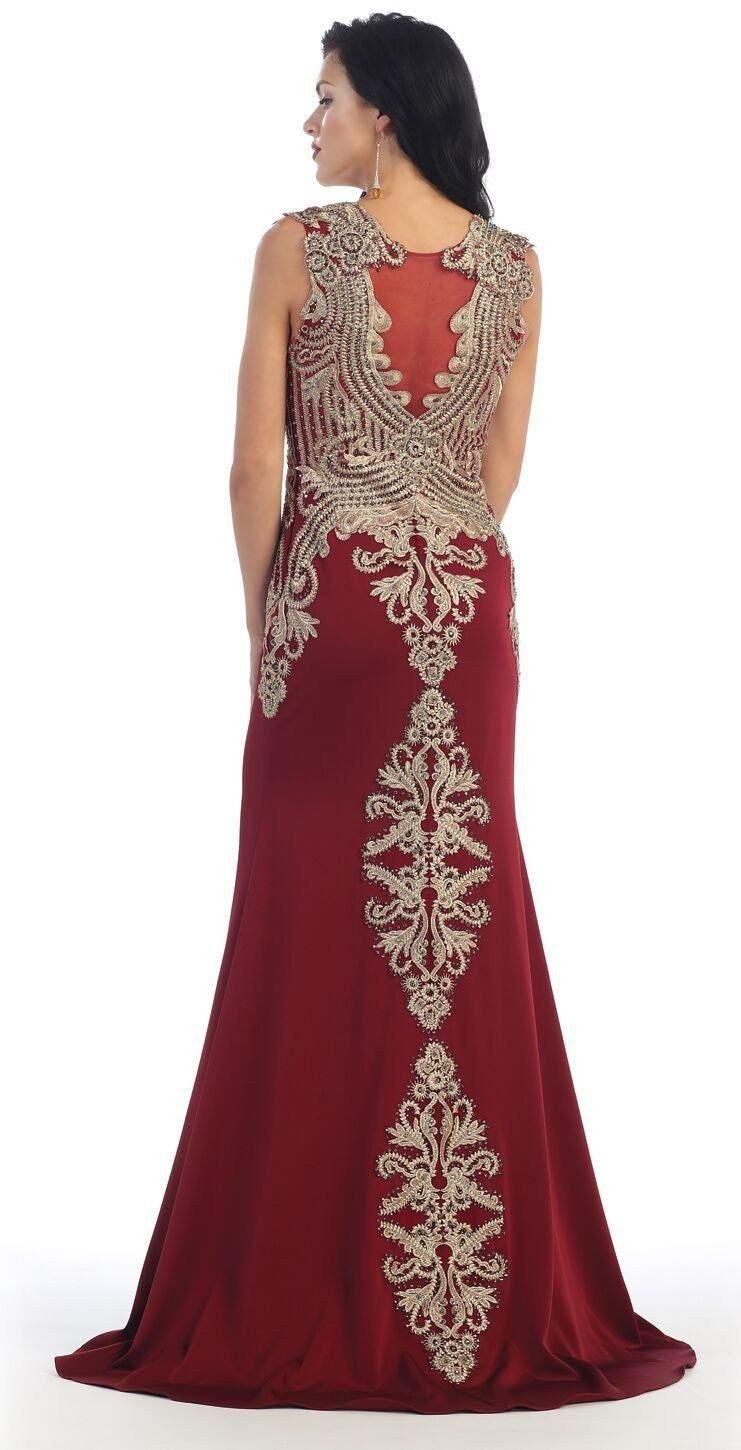 Long Plus Size Dresses Formal Prom Gown - The Dress Outlet May Queen