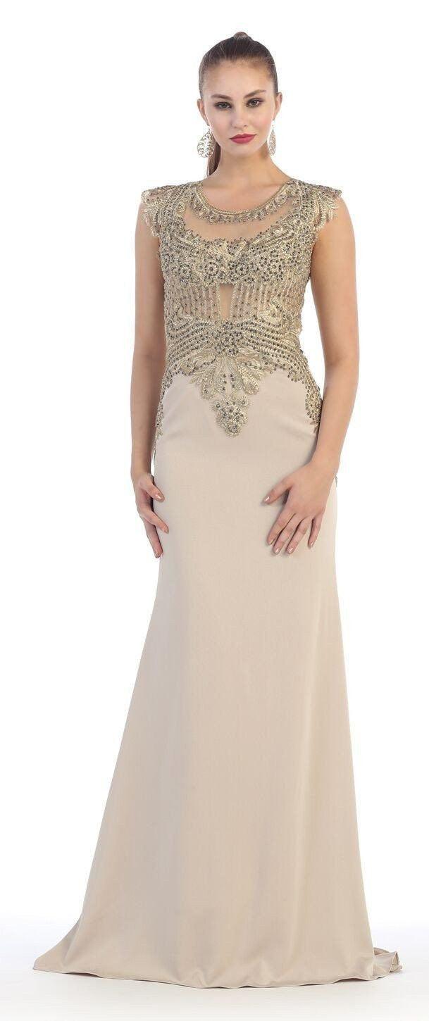 Long Plus Size Dresses Formal Prom Gown - The Dress Outlet May Queen