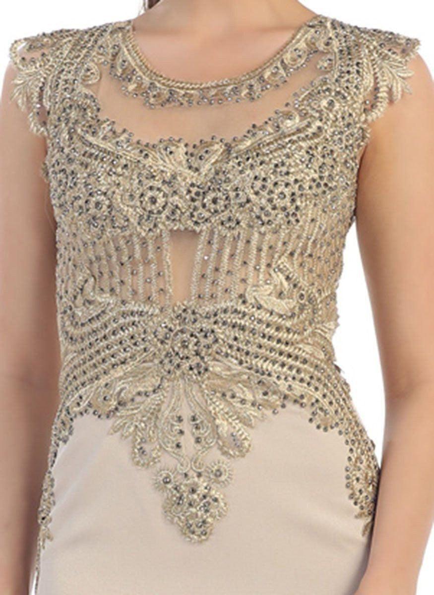 Long Plus Size Dresses Formal Prom Gown - The Dress Outlet May Queen