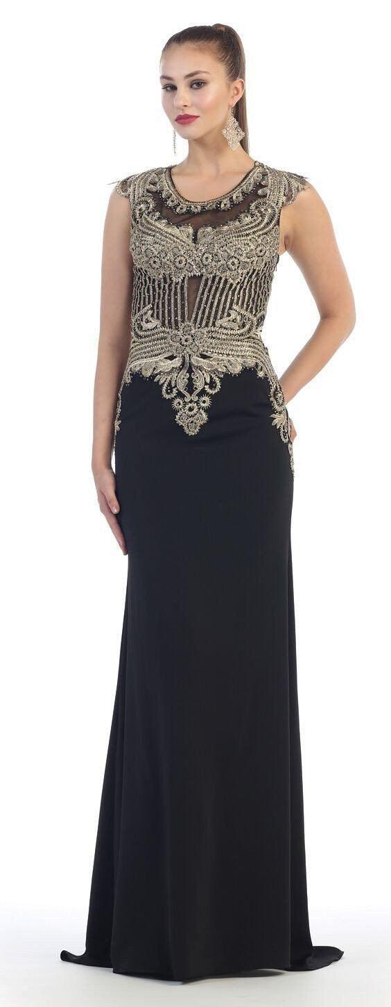Long Plus Size Dresses Formal Prom Gown - The Dress Outlet May Queen