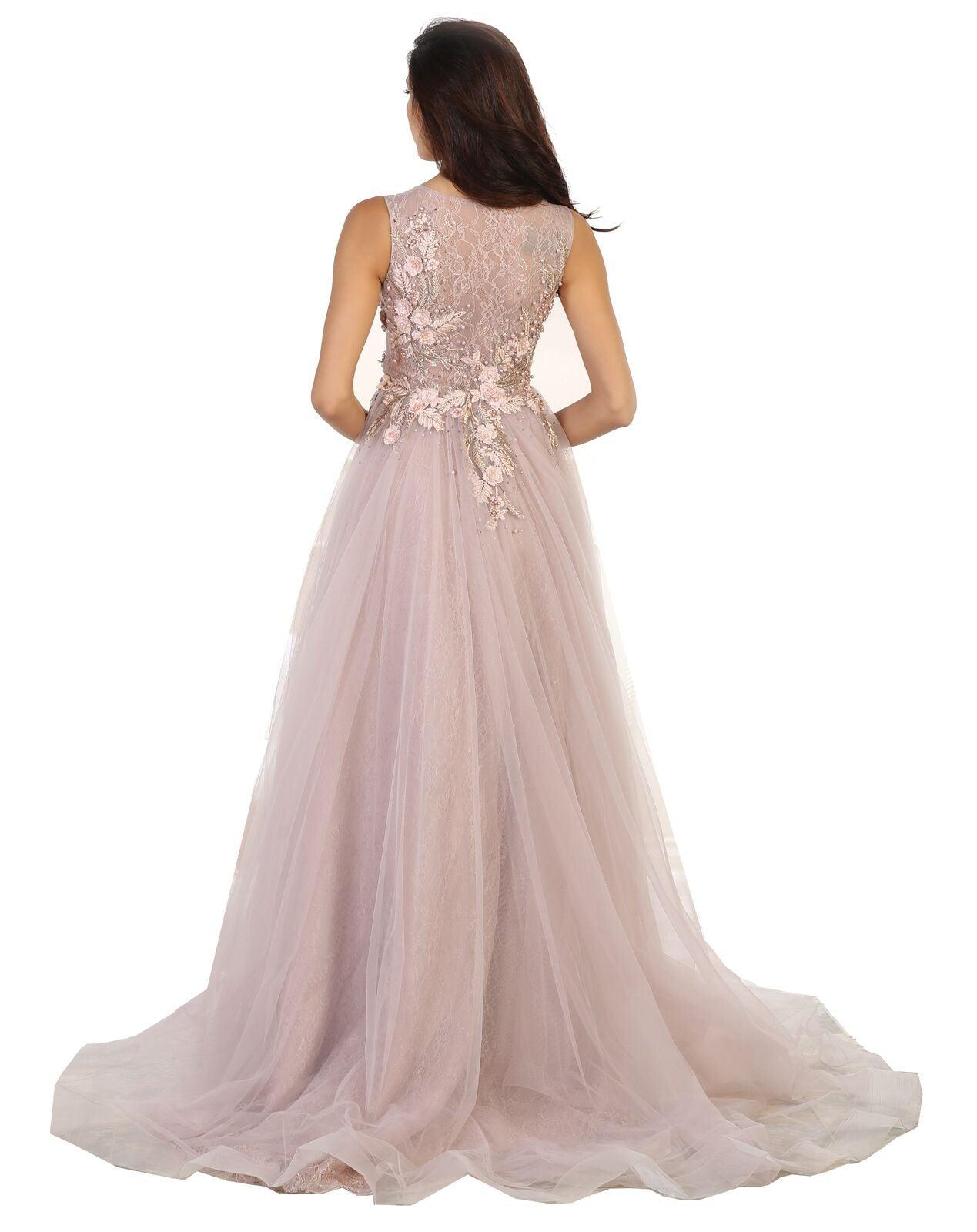 Long Plus Size Formal Dress Prom Evening Party Gown - The Dress Outlet May Queen