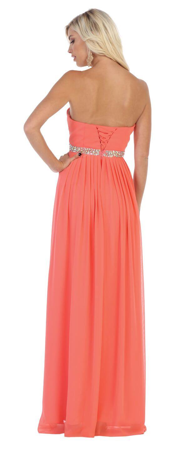 Long Plus Size Formal Evening Dress Prom - The Dress Outlet May Queen