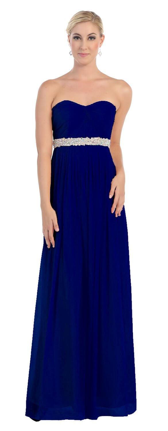 Long Plus Size Formal Evening Dress Prom - The Dress Outlet May Queen
