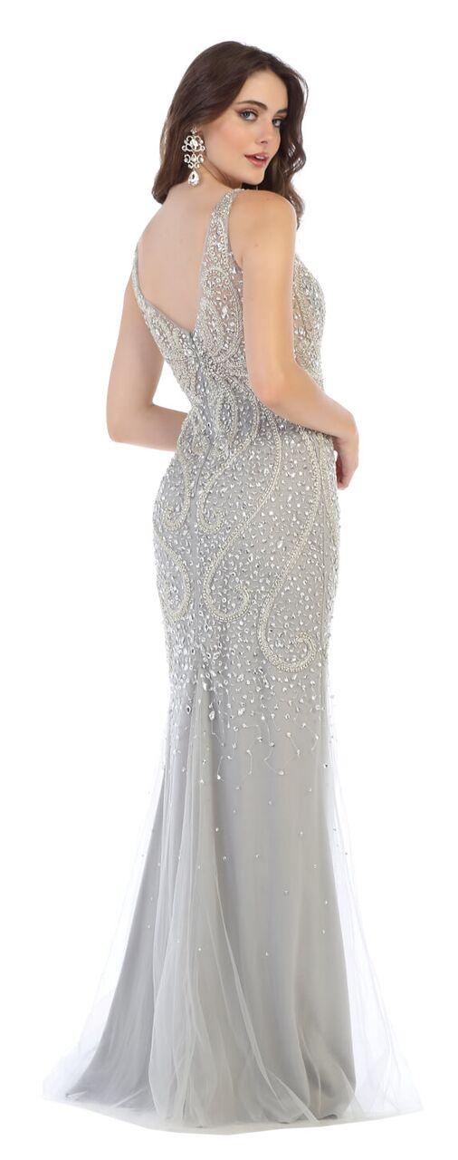 Long Plus Size Formal Prom Dress Evening Gown - The Dress Outlet May Queen