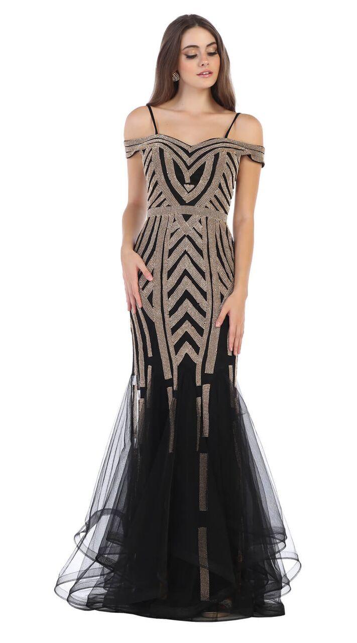 Long Plus Size Prom Dress Evening Formal Gown - The Dress Outlet May Queen