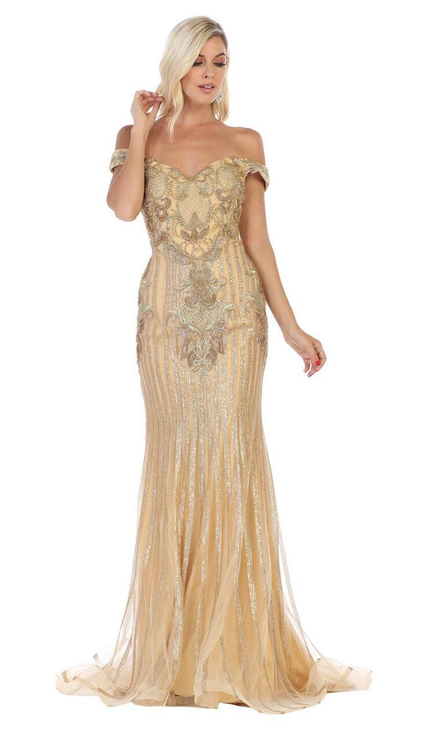 Long Plus Size Prom Dress Formal Evening Gown