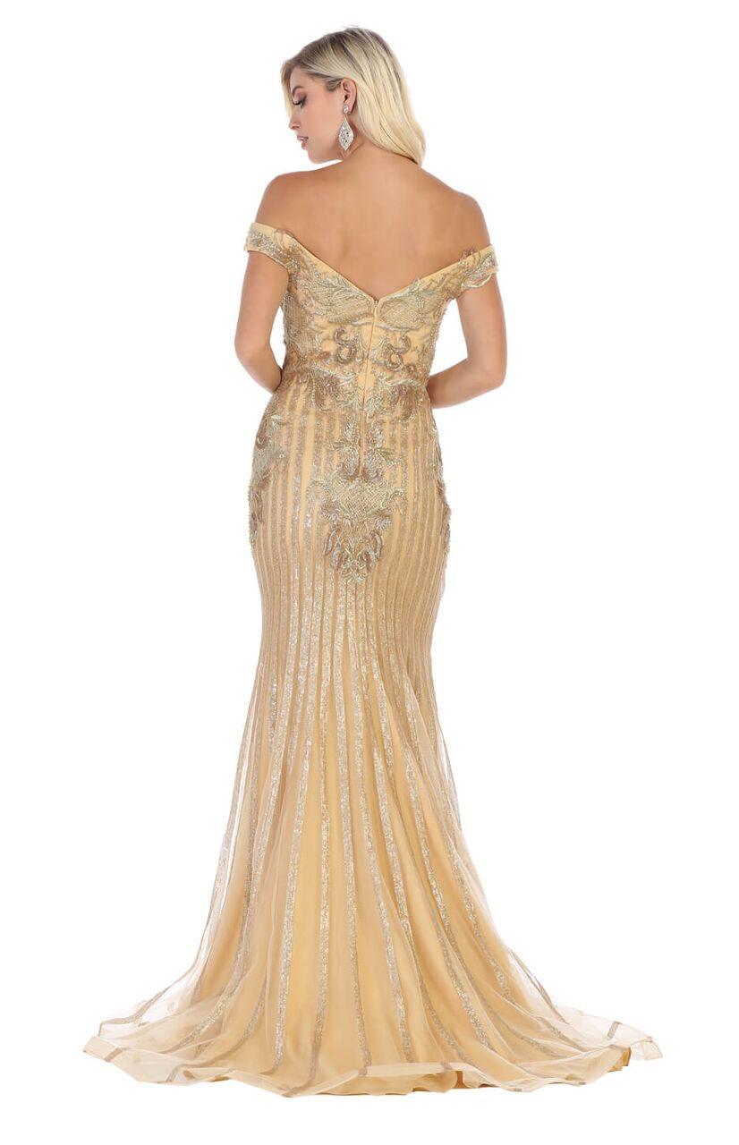 Long Plus Size Prom Dress Formal Evening Gown - The Dress Outlet May Queen