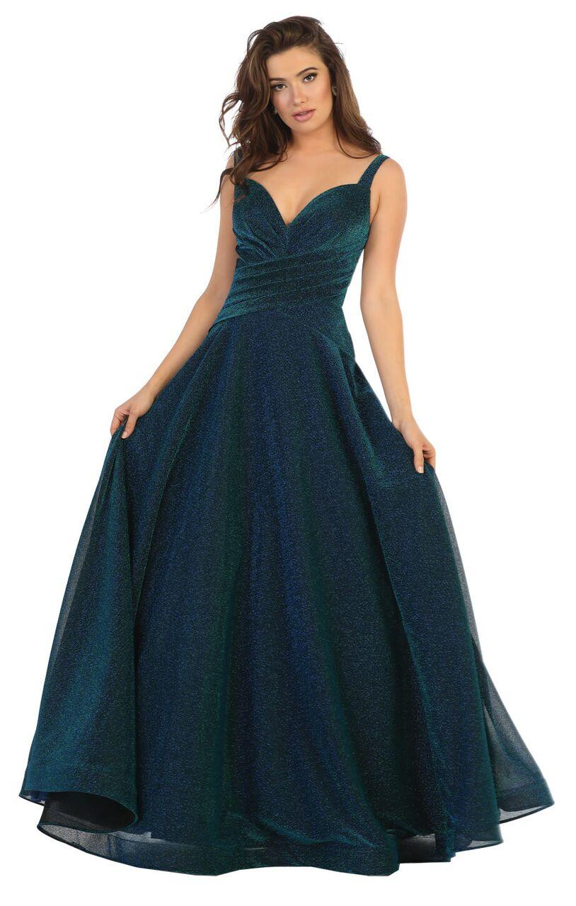 Long Plus Size Prom Dress Formal Evening Gown - The Dress Outlet May Queen