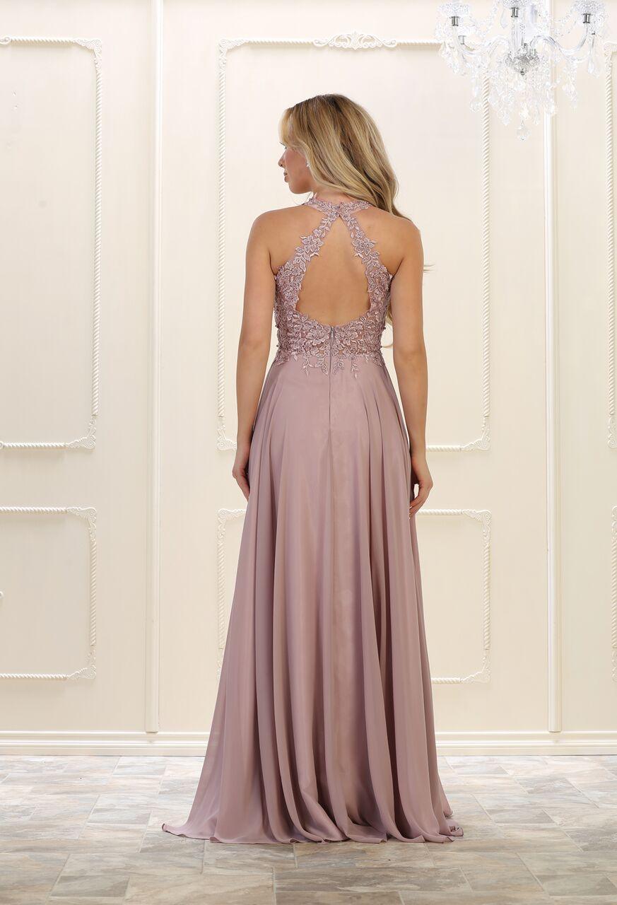 Long Plus Size Prom Dress Formal Evening Gown - The Dress Outlet May Queen