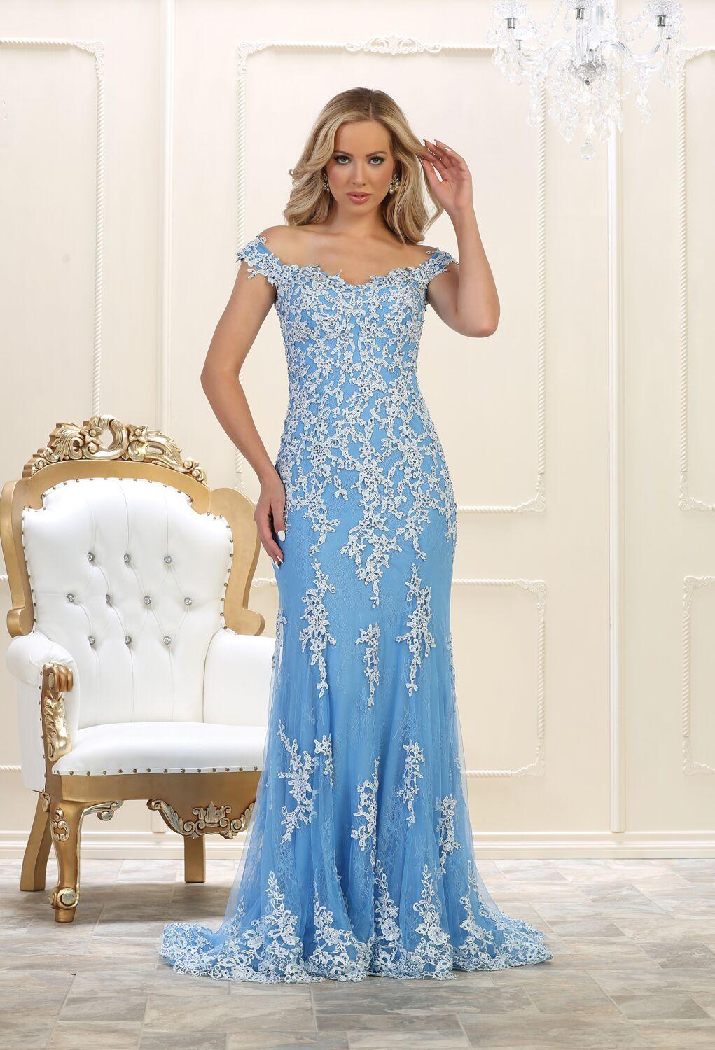 Long Plus Size Prom Dress Formal Gown - The Dress Outlet May Queen