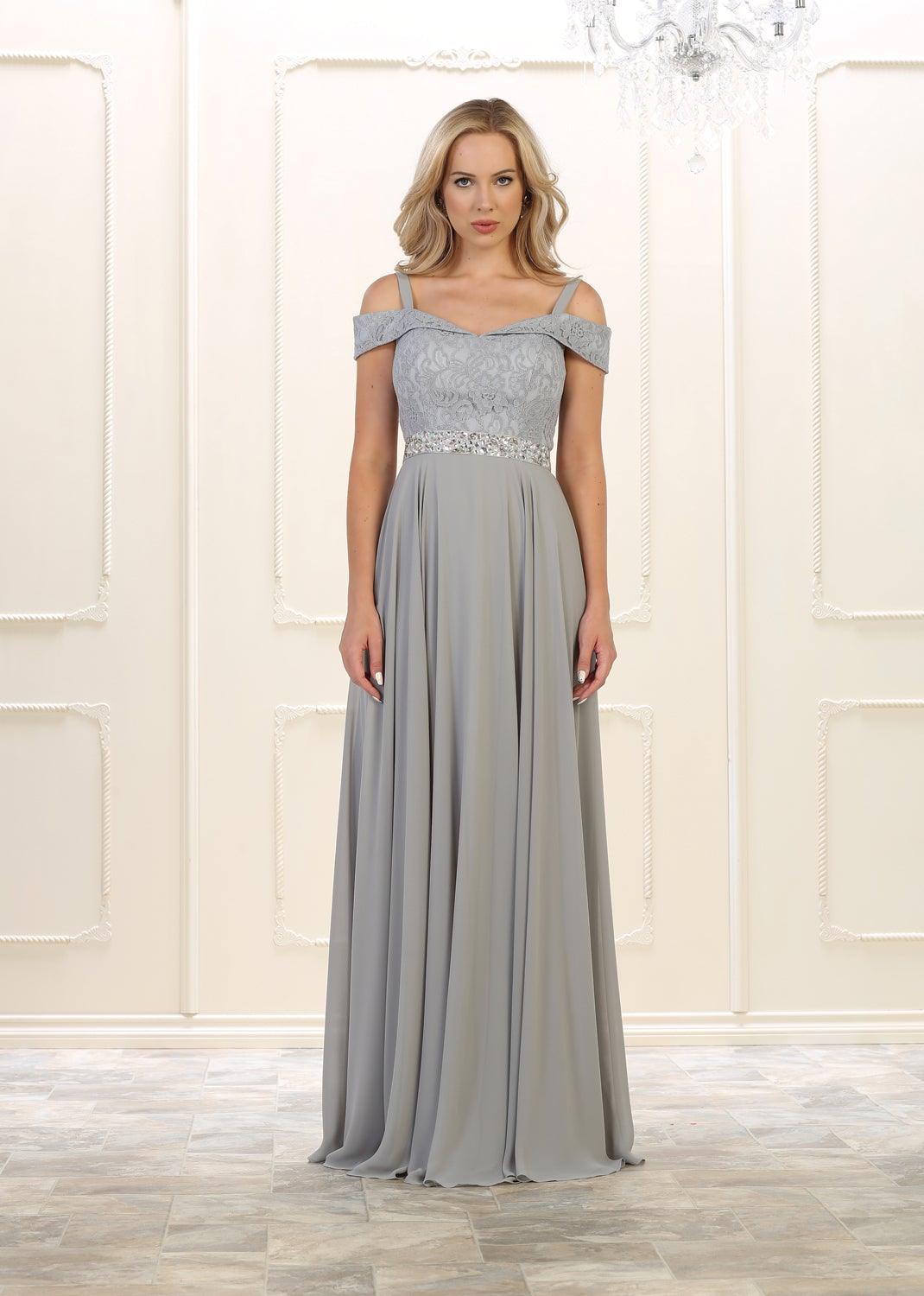 Long Plus Size Prom Dress Formal Gown - The Dress Outlet May Queen