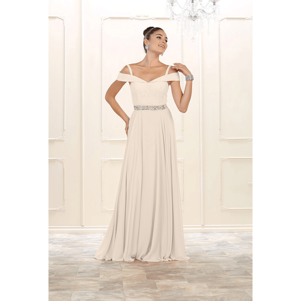 Long Plus Size Prom Dress Formal Gown - The Dress Outlet May Queen