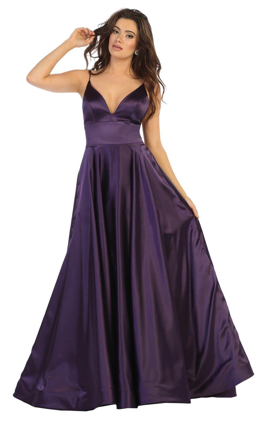 Long Plus Size Prom Formal Dress - The Dress Outlet May Queen