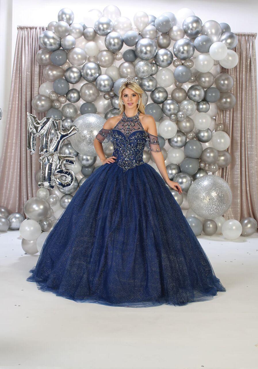 Long Plus Size Quinceanera Sweet 16 Dress - The Dress Outlet May Queen