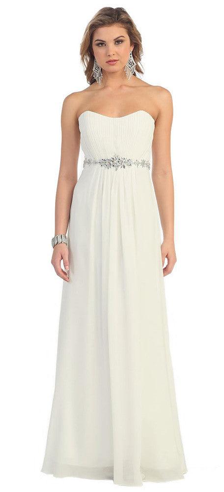 Long Plus Size Wedding Gown - The Dress Outlet May Queen