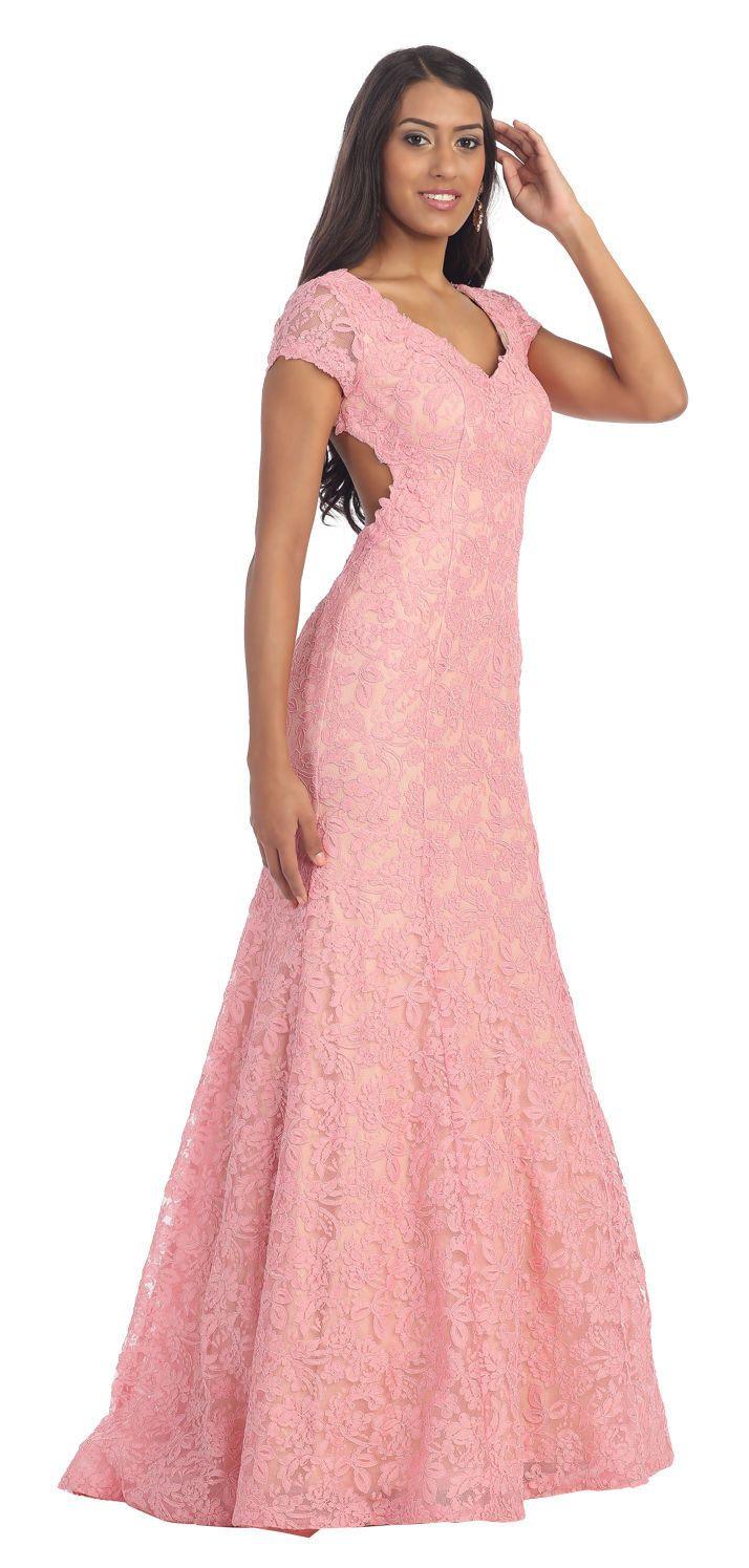Long Prom Dress Ballgown Evening Gown Groom - The Dress Outlet May Queen